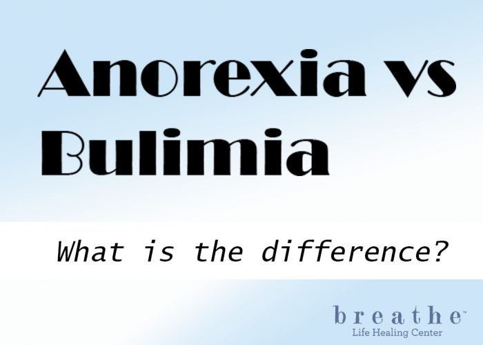 Anorexia VS Bulimia